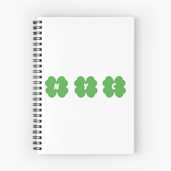 Item preview, NYC white four leaf clover st patricks day special v2 designed and sold by Mozart3.