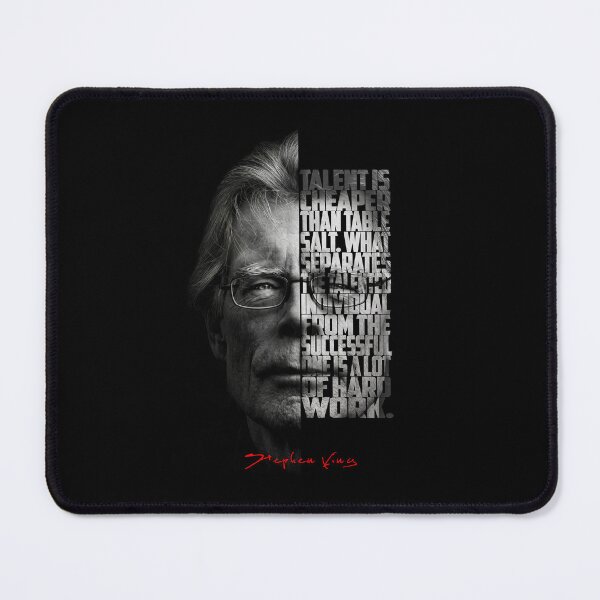Item preview, Stephen King Split Face Quote Poster designed and sold by Enea Kelo.
