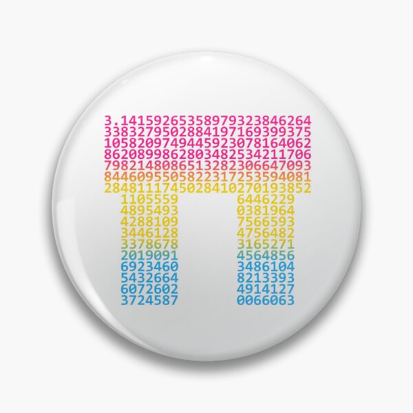 Item preview, First 314 digits of PI (rainbow, LGBT, pan) designed and sold by owlgeek.
