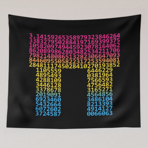 Item preview, First 314 digits of PI (rainbow, LGBT, pan) designed and sold by owlgeek.