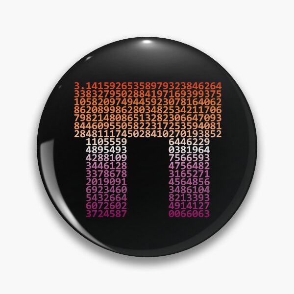 Item preview, First 314 digits of PI (rainbow, LGBT, lesbian) designed and sold by owlgeek.