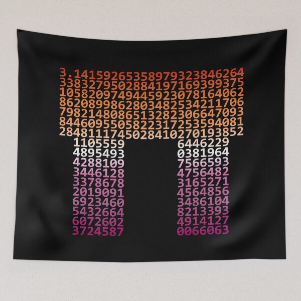 Item preview, First 314 digits of PI (rainbow, LGBT, lesbian) designed and sold by owlgeek.