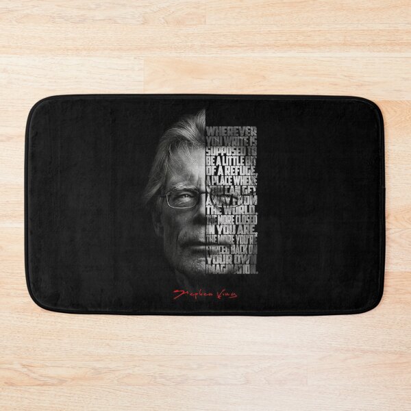Item preview, Stephen King Split Face Quote Poster designed and sold by Enea Kelo.