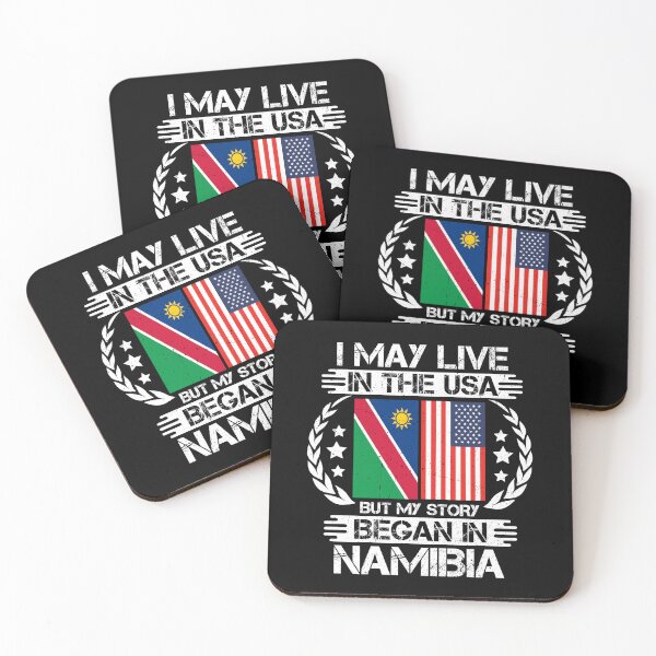 Item preview, I May Live In The USA But My Story Began In Namibia  designed and sold by CosmoKitsch.