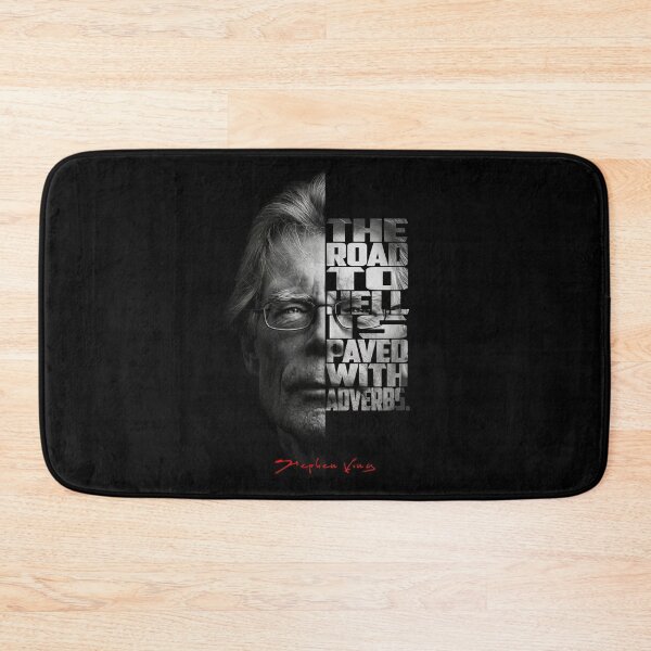 Item preview, Stephen King Split Face Quote Poster designed and sold by Enea Kelo.