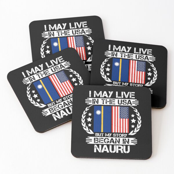 Item preview, I May Live In The USA But My Story Began In Nauru  designed and sold by CosmoKitsch.
