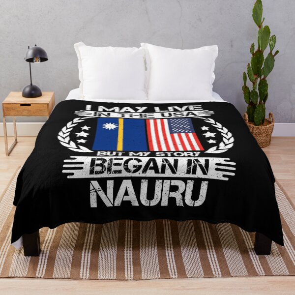Item preview, I May Live In The USA But My Story Began In Nauru designed and sold by CosmoKitsch.