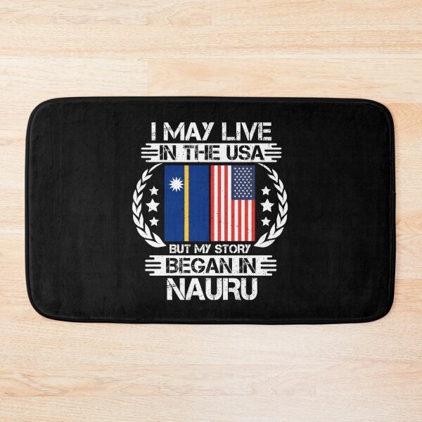 Item preview, I May Live In The USA But My Story Began In Nauru  designed and sold by CosmoKitsch.