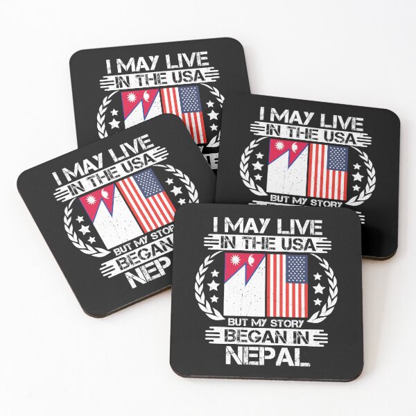 Item preview, I May Live In The USA But My Story Began In Nepal   designed and sold by CosmoKitsch.