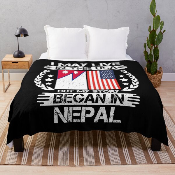 Item preview, I May Live In The USA But My Story Began In Nepal designed and sold by CosmoKitsch.