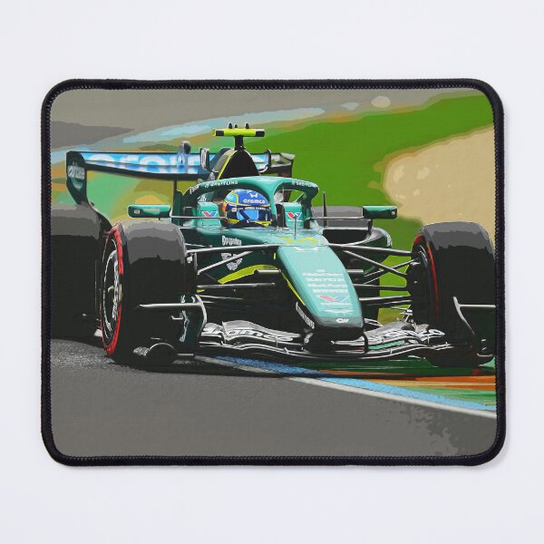 Item preview, Fernando Alonso racing his 2026 F1 car during the Australian Grand Prix watercolor designed and sold by Rodissimus1984.