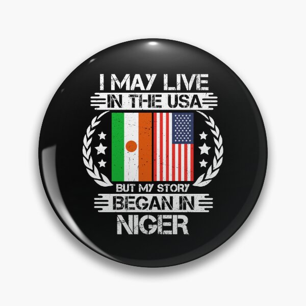 Item preview, I May Live In The USA But My Story Began In Niger  designed and sold by CosmoKitsch.