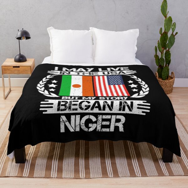 Item preview, I May Live In The USA But My Story Began In Niger  designed and sold by CosmoKitsch.