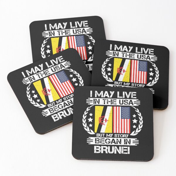 Item preview, I May Live In The USA But My Story Began In Brunei designed and sold by CosmoKitsch.