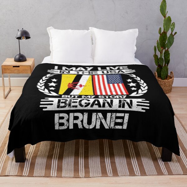 Item preview, I May Live In The USA But My Story Began In Brunei designed and sold by CosmoKitsch.