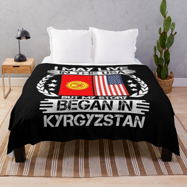 Item preview, I May Live In The USA But My Story Began In Kyrgyzstan designed and sold by CosmoKitsch.