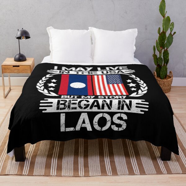 Item preview, I May Live In The USA But My Story Began In Laos  designed and sold by CosmoKitsch.
