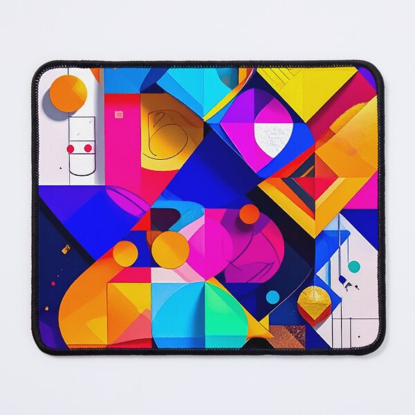 Item preview, Abstract Geometric Composition – Color Structure designed and sold by NizuCaCi.