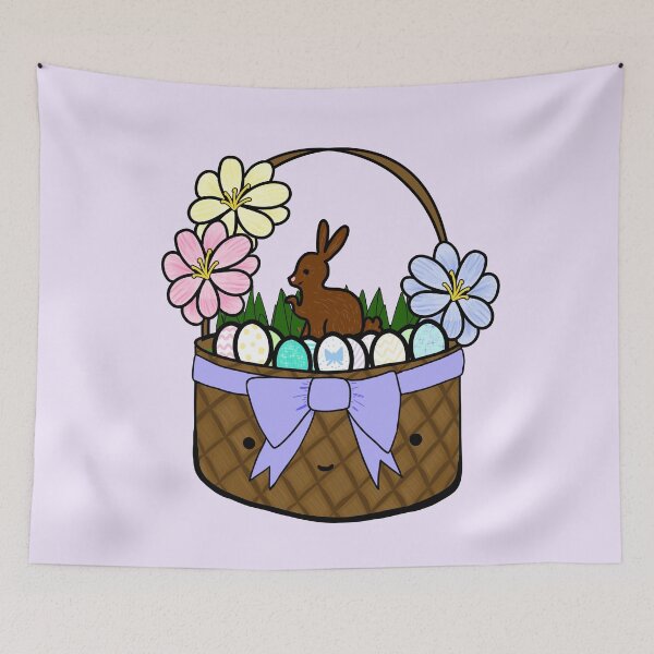 Item preview, Happy Easter Basket designed and sold by UnhamperedArt.