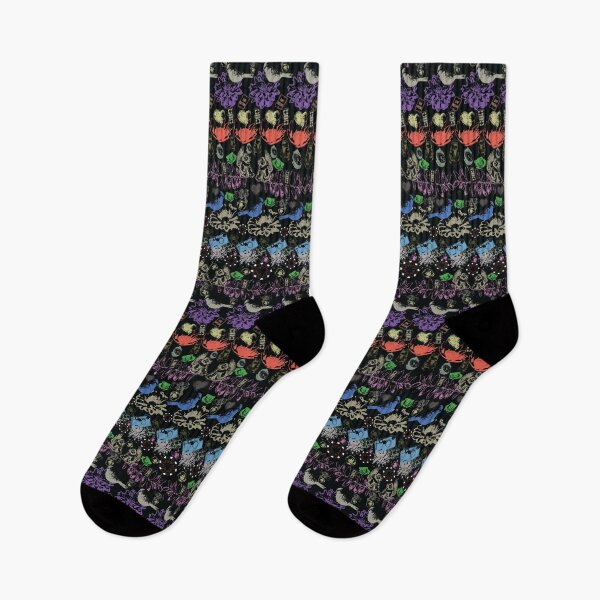 Item preview, Floral Travel Horizontal Earth Tones on Black designed and sold by Digitalmyth's Designs.