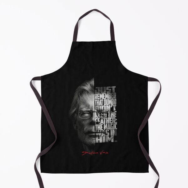 Item preview, Stephen King Split Face Quote Poster designed and sold by Enea Kelo.