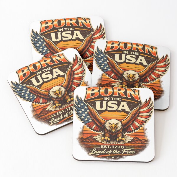 Item preview, Born in the USA – Est. 1776 designed and sold by CrazyGirlllc.