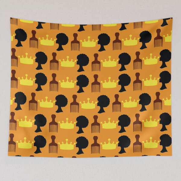 Item preview, Crowned Afro Orange designed and sold by alicedesigns02.