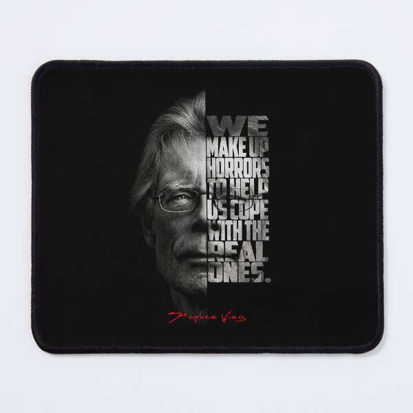 Item preview, Stephen King Split Face Quote Poster designed and sold by Enea Kelo.