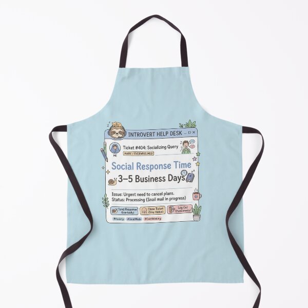 Item preview, Social Response Time Three To Five Days designed and sold by Quiet Mode Studio.