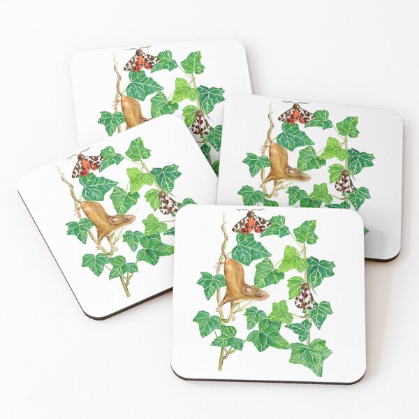 Item preview, mouse and tigermoths designed and sold by peaceofwork.