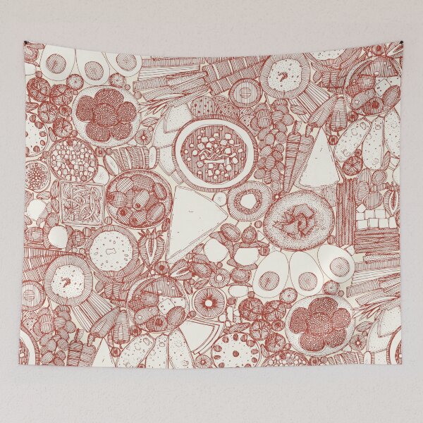 Item preview, vegetarian party platter paprika designed and sold by scrummy.