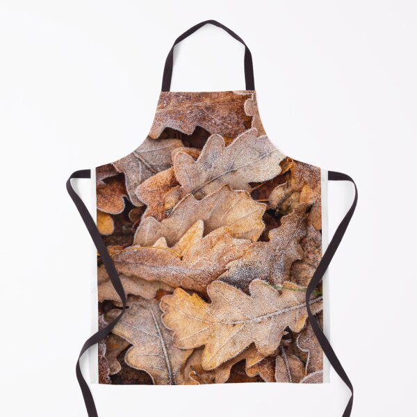 Item preview, Frosted Oak Leaves in Winter Closeup designed and sold by katifinell.