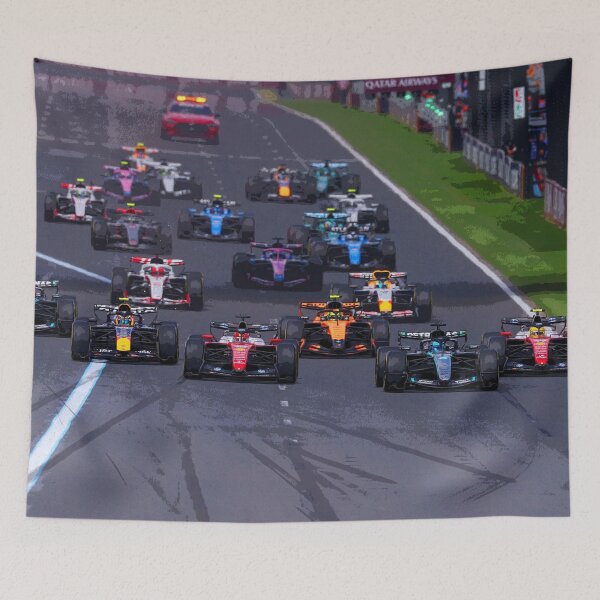 Item preview, Start of the 2026 F1 season at Albert Park Australia abstract designed and sold by Rodissimus1984.