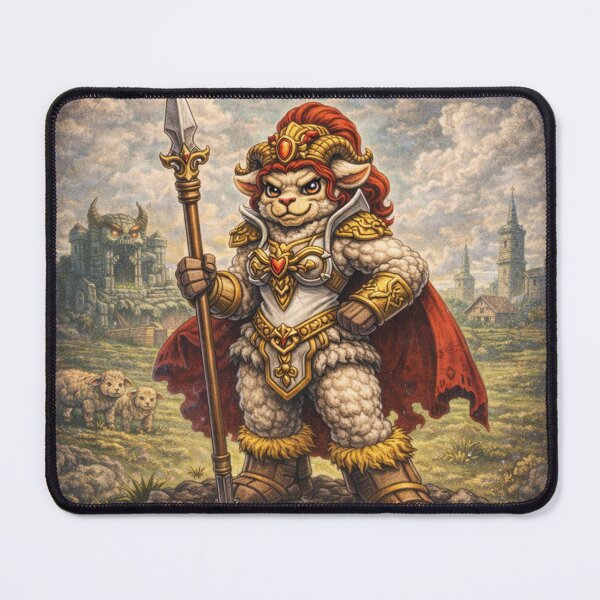 Item preview, Ramba-Lyn, Warrior of the Woolds | Sheep-Man Sheepism Parody designed and sold by Thpoar.