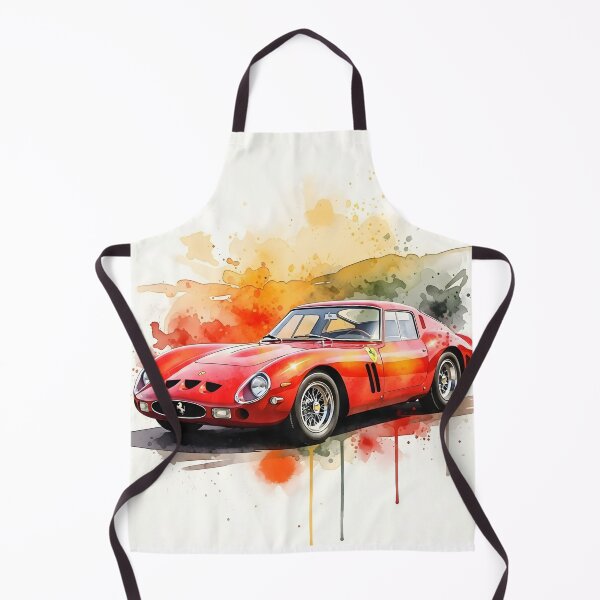 Item preview, Ferrari 250 GTO Watercolor Illustration Classic Italian Supercar Art Print designed and sold by Motorline44.