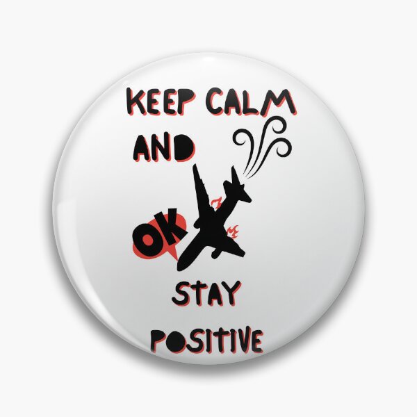 Item preview, KEEP CALM AND STAY POSITIVE designed and sold by GOLDENGARDENART.