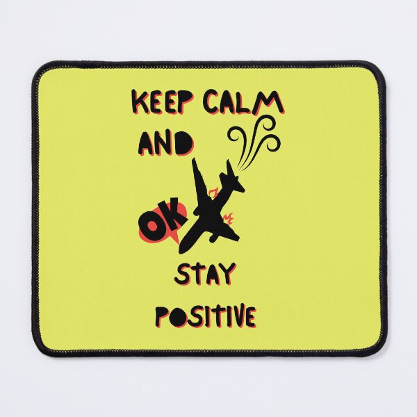 Item preview, KEEP CALM AND STAY POSITIVE designed and sold by GOLDENGARDENART.