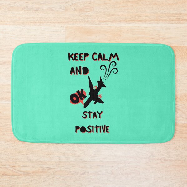 Item preview, KEEP CALM AND STAY POSITIVE designed and sold by GOLDENGARDENART.