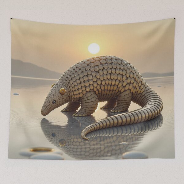 Item preview, Brass Pangolin designed and sold by HabitableMoons.