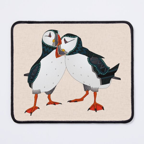 Item preview, puffin pair buff designed and sold by scrummy.