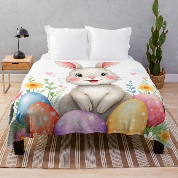 Item preview, Cute Easter Bunny And Eggs Modern Collection designed and sold by TrendyDesigne412.