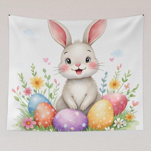 Item preview, Cute Easter Bunny And Eggs Modern Collection designed and sold by TrendyDesigne412.