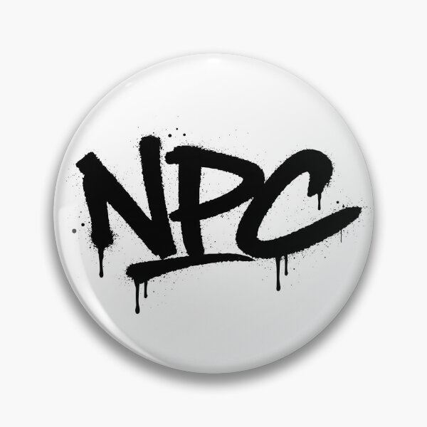 Item preview, NPC Graffiti Spray Paint Street Art Typography designed and sold by lalunadraw1.