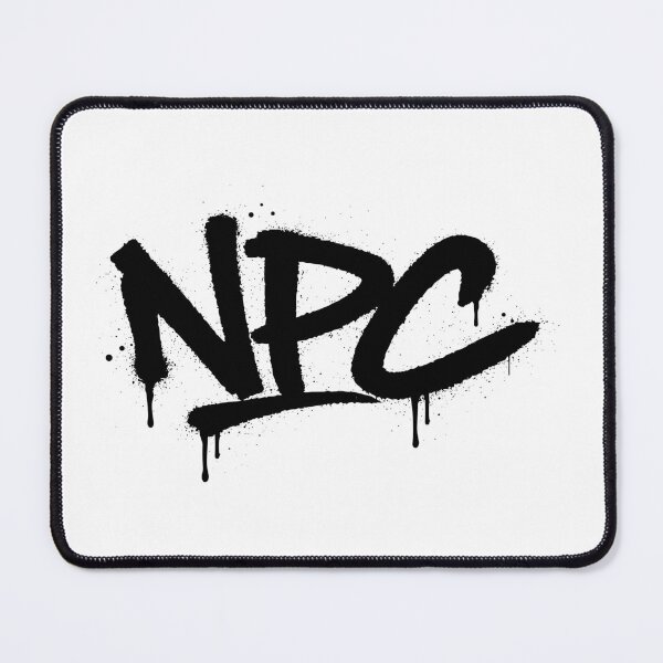 Item preview, NPC Graffiti Spray Paint Street Art Typography designed and sold by lalunadraw1.