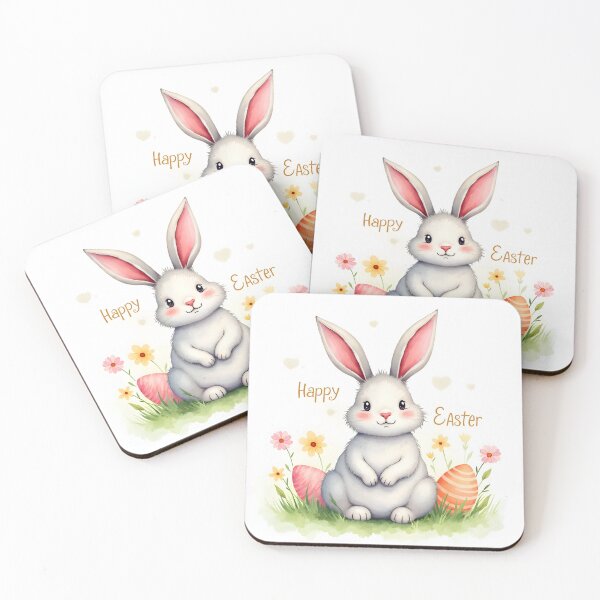 Item preview, Modern Cute Easter Bunny And Eggs Collection designed and sold by TrendyDesigne412.