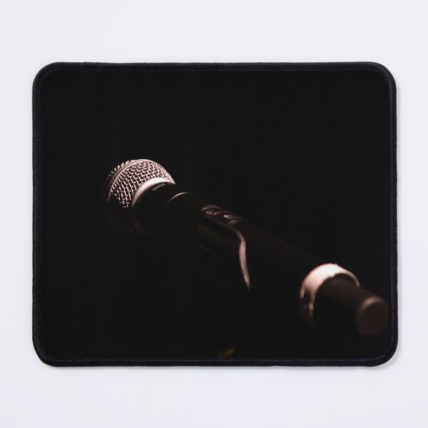 Item preview, Vintage Stage Microphone in Spotlight - Dark Moody Music Photography designed and sold by DW-AiRT.