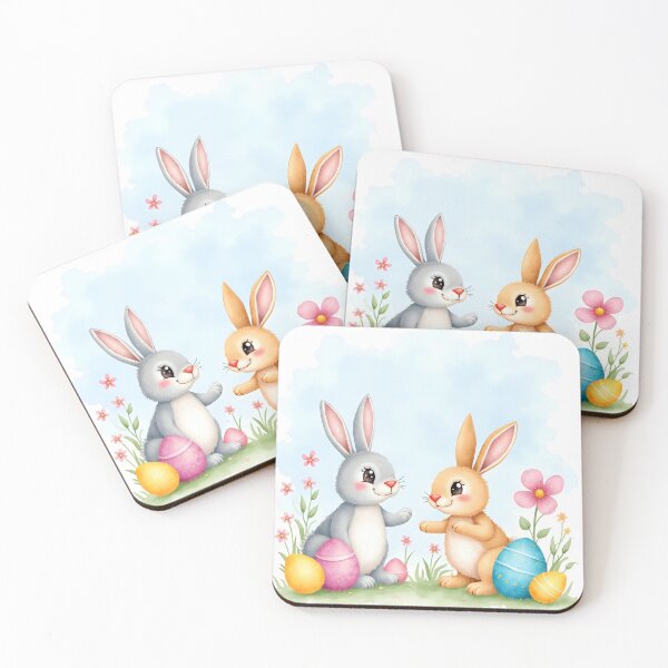 Item preview, Cute Beautiful Easter Bunnies Modern Collection designed and sold by TrendyDesigne412.