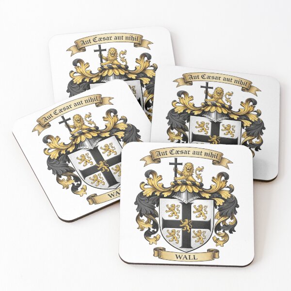 Item preview, The Wall Family Coat of Arms designed and sold by BagTown Clans.