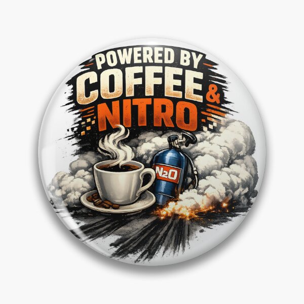 Item preview, Powered by Coffee & Nitro – High-Octane Energy Design designed and sold by darkan1.