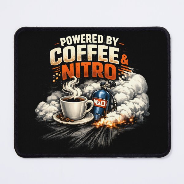 Item preview, Powered by Coffee & Nitro – High-Octane Energy Design designed and sold by darkan1.